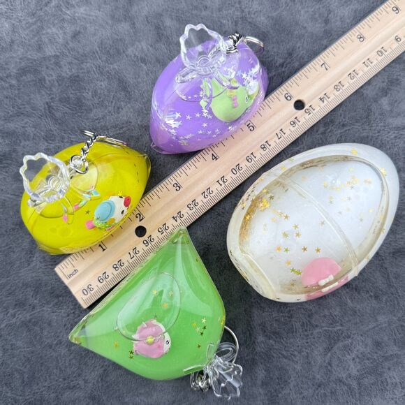 Lot of 4 Tsunameez Prize Baggies Egg Series 1 Keychains Cat Unicorn Fish Narwhal - Picture 9 of 9